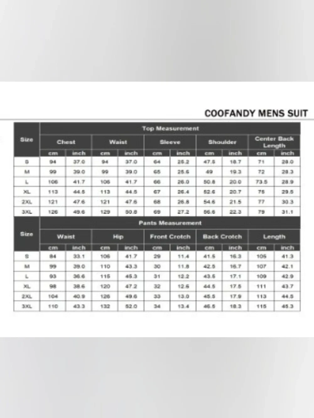 Coofandy Tan & Black 2 Piece Tuxedo Suit Size XL NWT